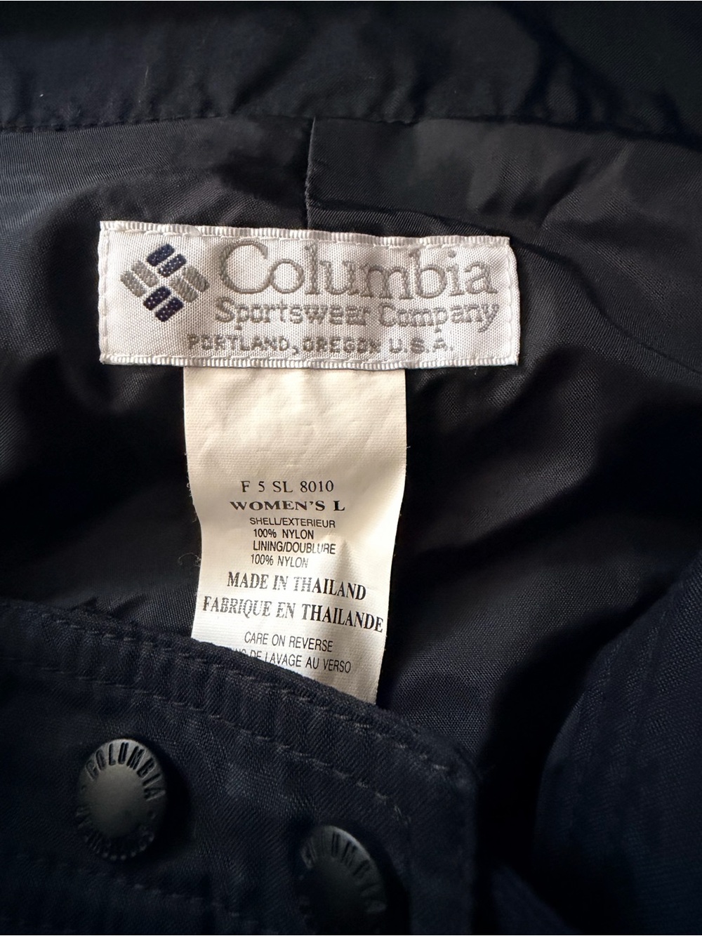 Columbia Women's Black Nylon Jumpsuit/Pants